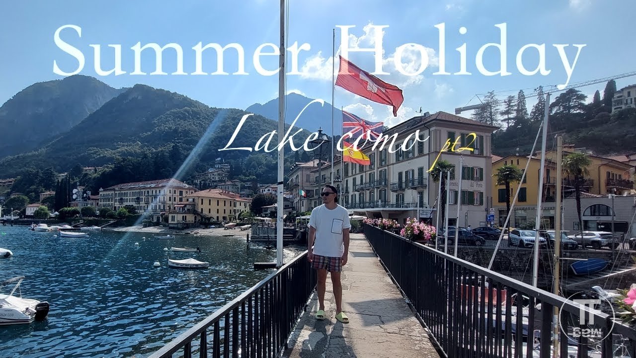 Summer holiday in Italy, 2022 pt.2 Varenna, Bellagio, Melaggio : Lake Como [4K]