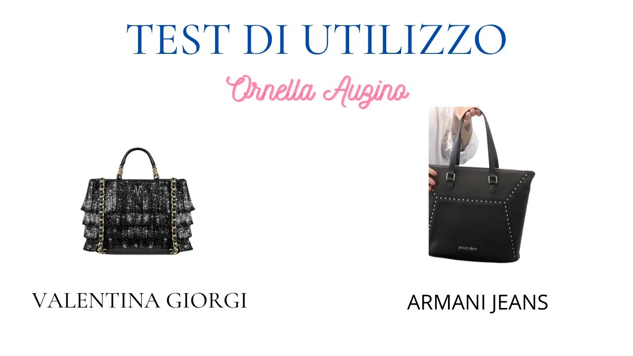 Armani Jeans e Valentina Giorgi ! L'opinione di Ornella Auzino