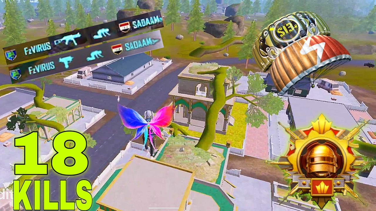 18 kills Primewood Genesis aggressive livik game play pubg mobile
