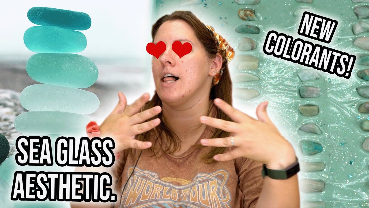 Testing New Colors + Sea Glass Soap + Be Yourself