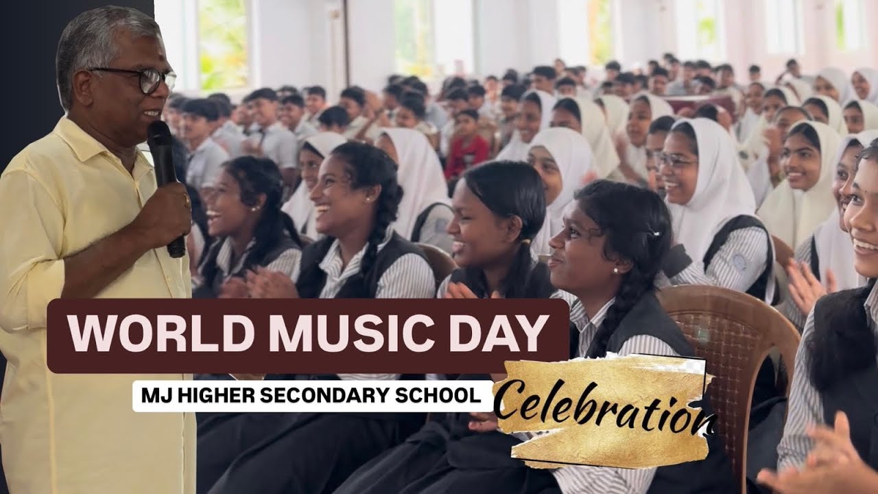 വിടരും മലരുകൾ World Music Day Celebration 2k24 with Sunil thiruvangoor|MJHSS ELETTIL