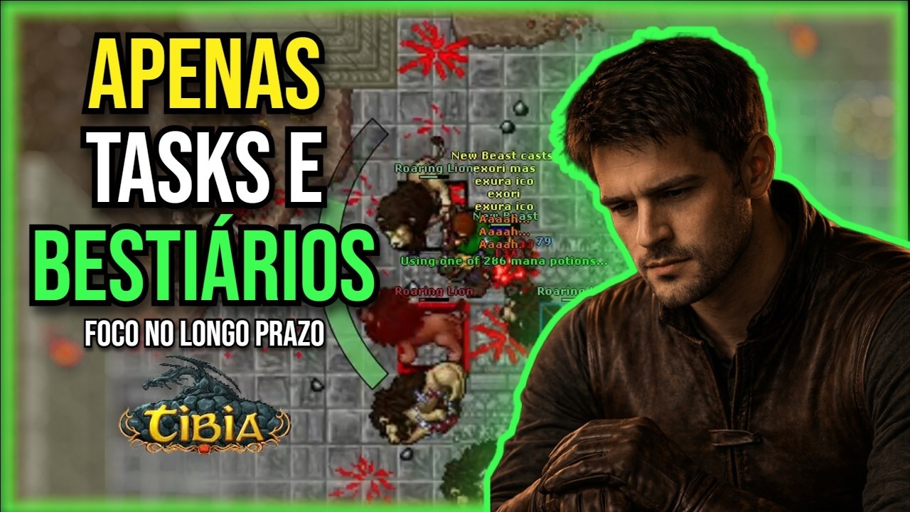COMO EU UPEI MEU NOVO CHAR NO TIBIA NO INÍCIO! FORJANDO UM CHARLOVER EP 01