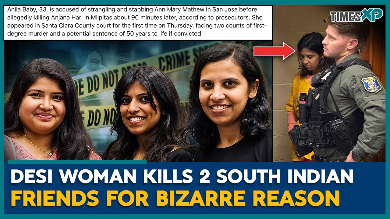 Indian-origin woman arrested for k*lling 2 Kerala friends in U.S.