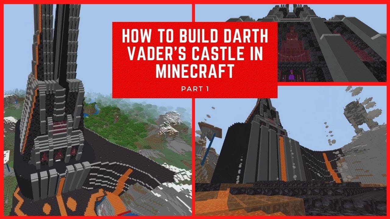 Minecraft Darth Vader's Castle Tutorial! (Part 1)