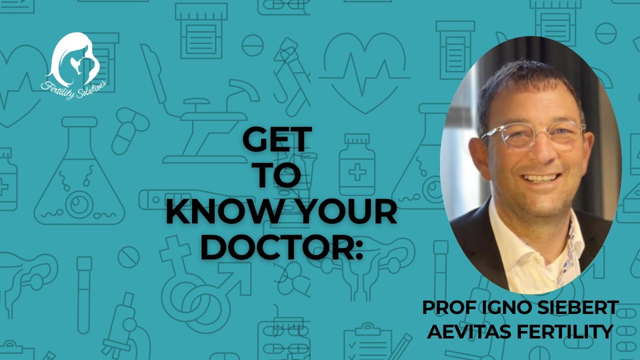 Get to know your Dr- Professor Igno Siebert