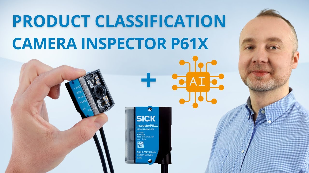 Product classification using artificial intelligence and InspectorP61x camera from SICK