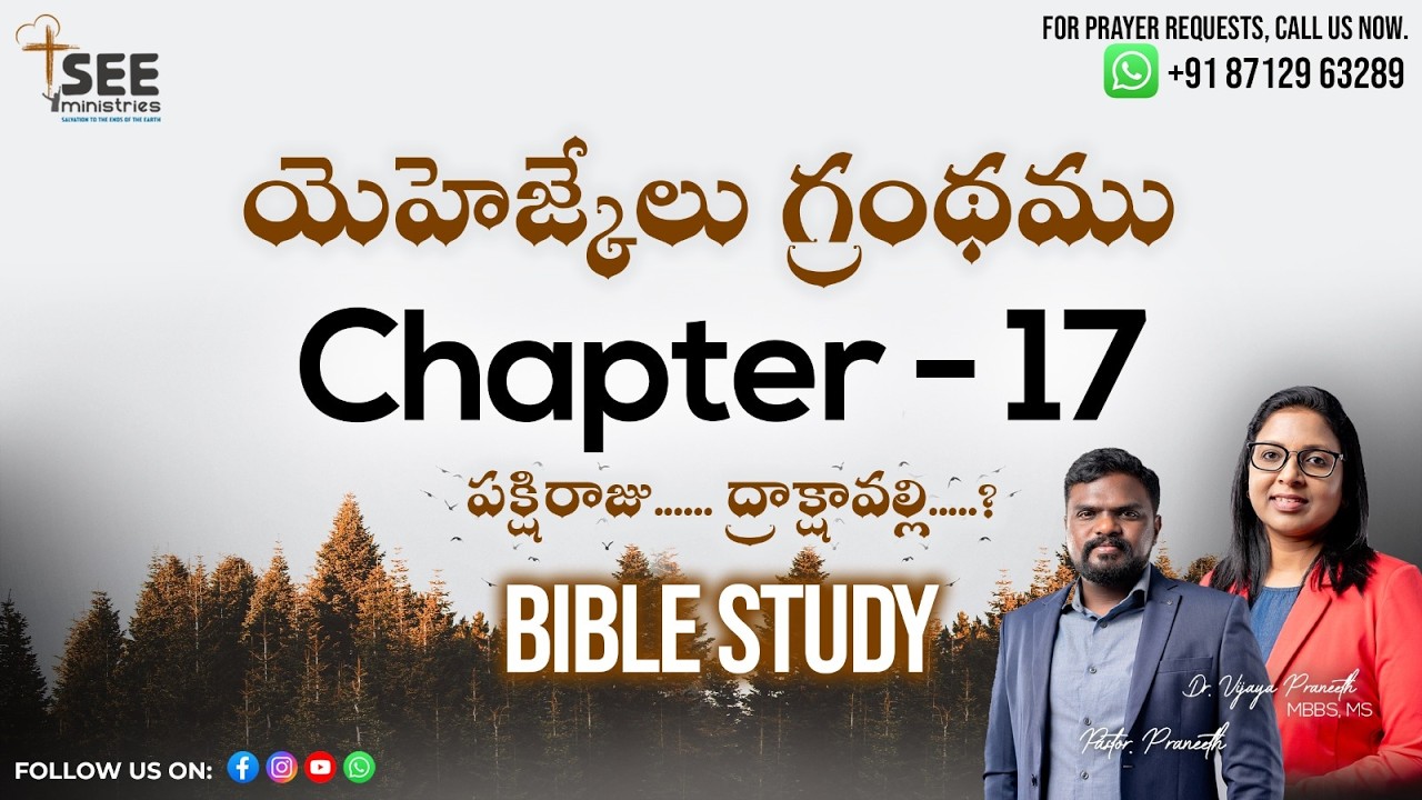 ఉదయకాల యేసయ్య రక్తప్రోక్షణ ప్రార్థన | SEE Ministries MAR 19th Book of Ezekiel Ch:17
