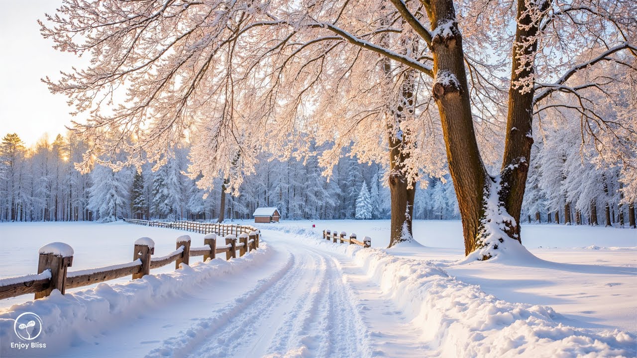 Peaceful Relaxing Music, Gentle instrumental sounds for deep calm ❄️The Wildlife of Winter