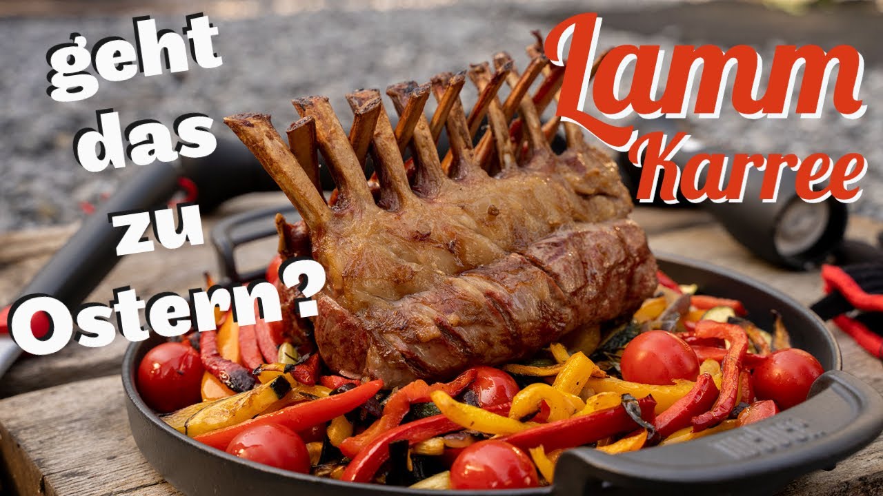 LAMMKARREE mit Grillgemüse - perfekt zu Ostern