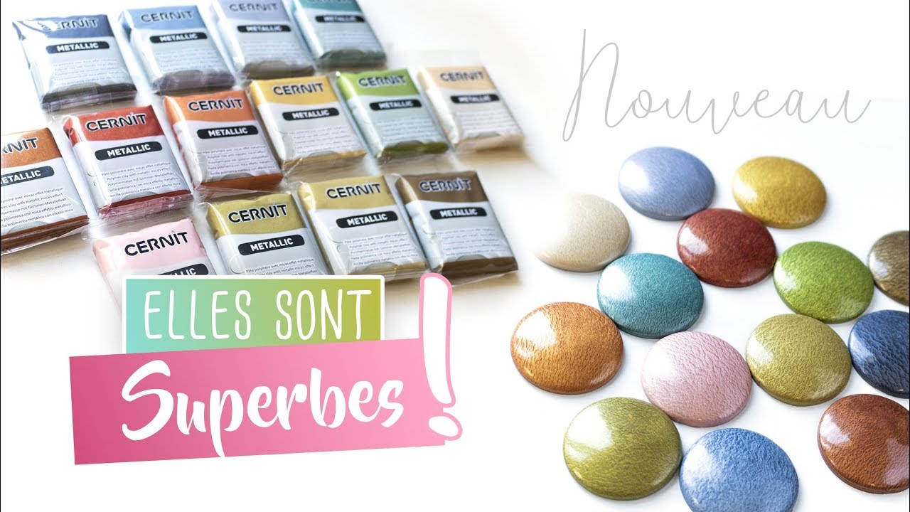 • 14 NOUVELLES COULEURS MÉTALLIQUES CERNIT - ⎪ Fancy Puppet
