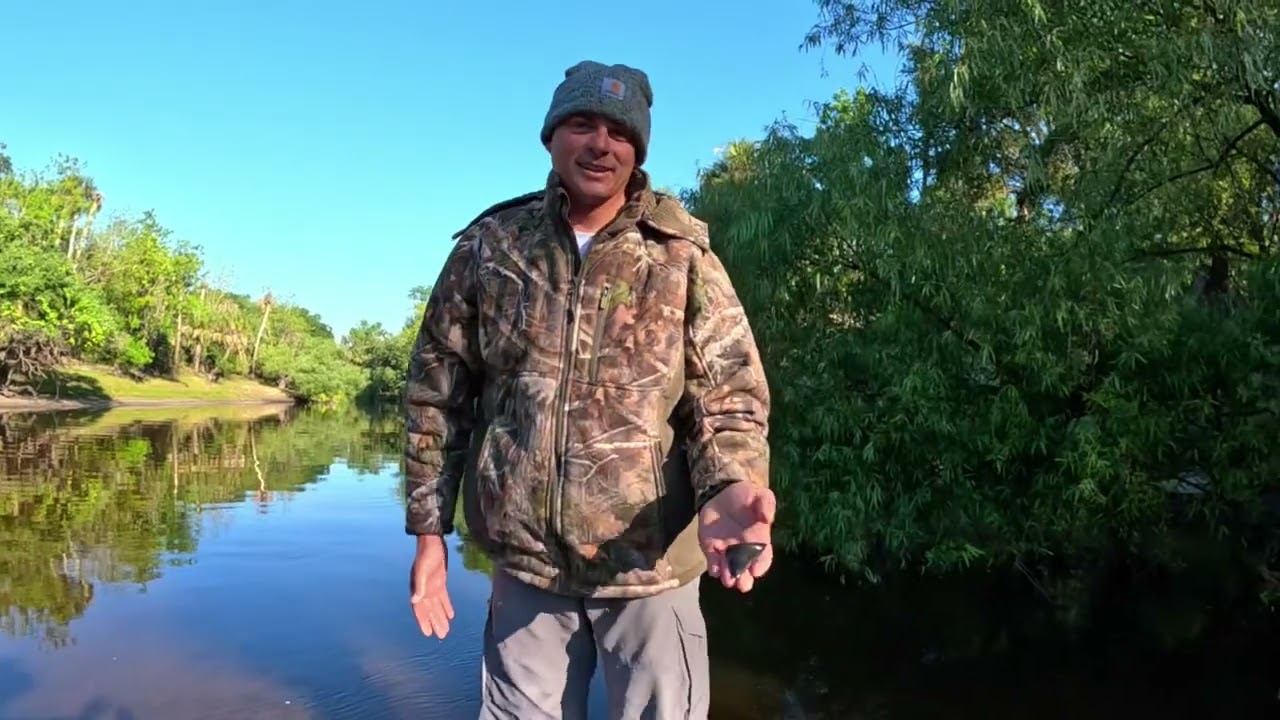 Fossil Junkies Peace River airboat megaldon dig