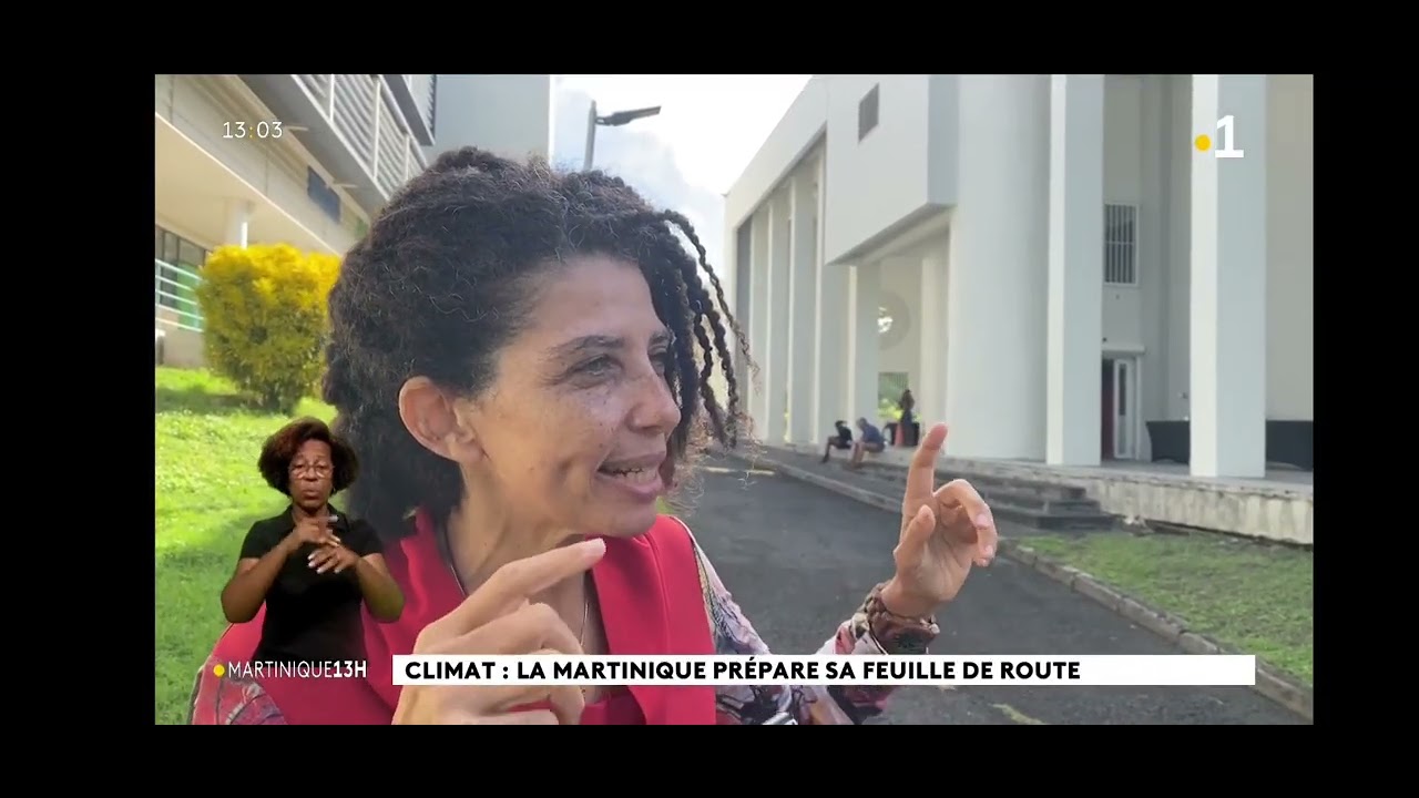 Climat : La Martinique prépare sa feuille de route, itw Martine LHEUREUX Journal 13h le 28/11/25