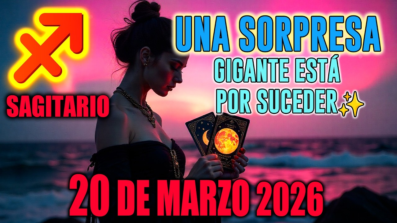 Sagitario ♐ UNA SORPRESA GIGANTE ESTÁ POR SUCEDER✨ horóscopo de hoy