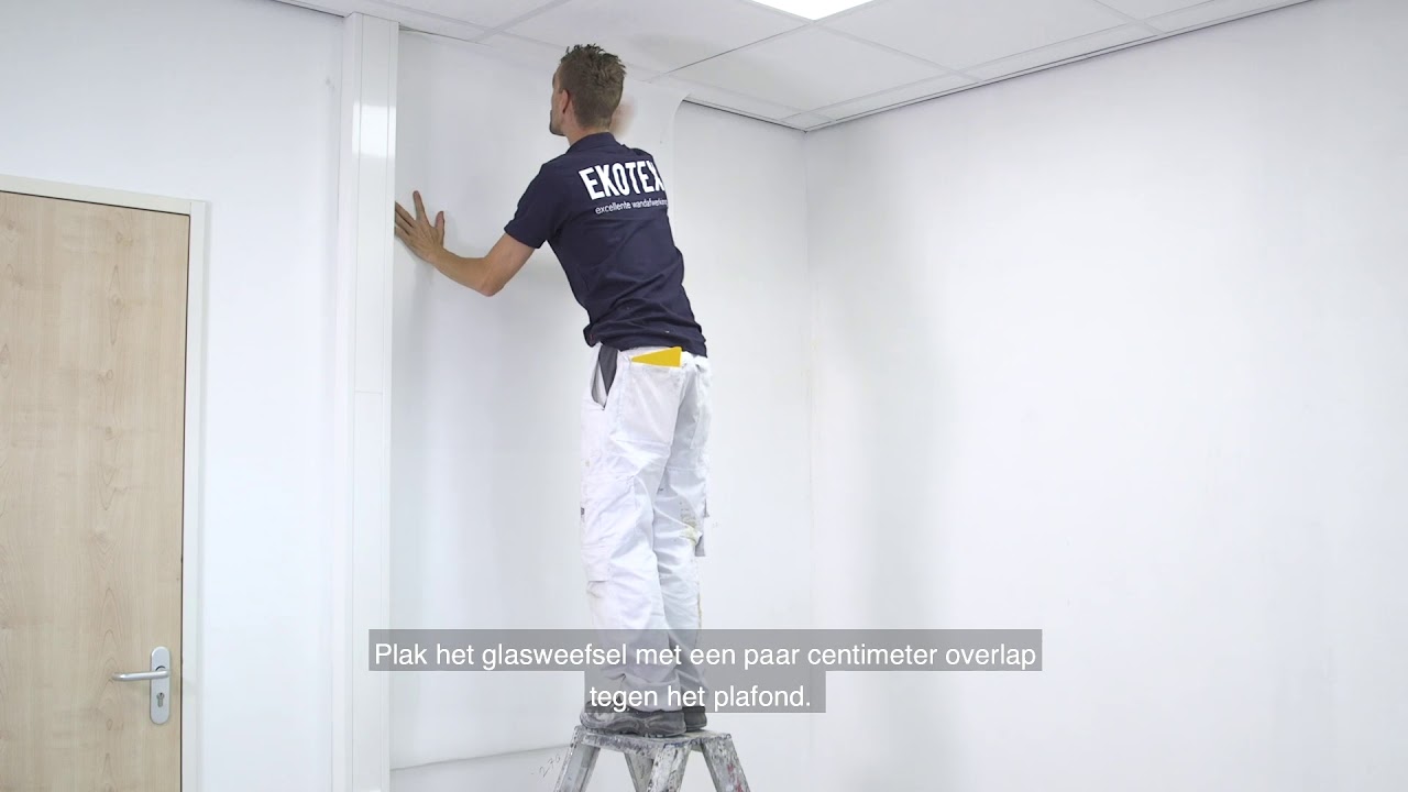 Instructievideo EKOTEX SPRINT Glasweefsel behang