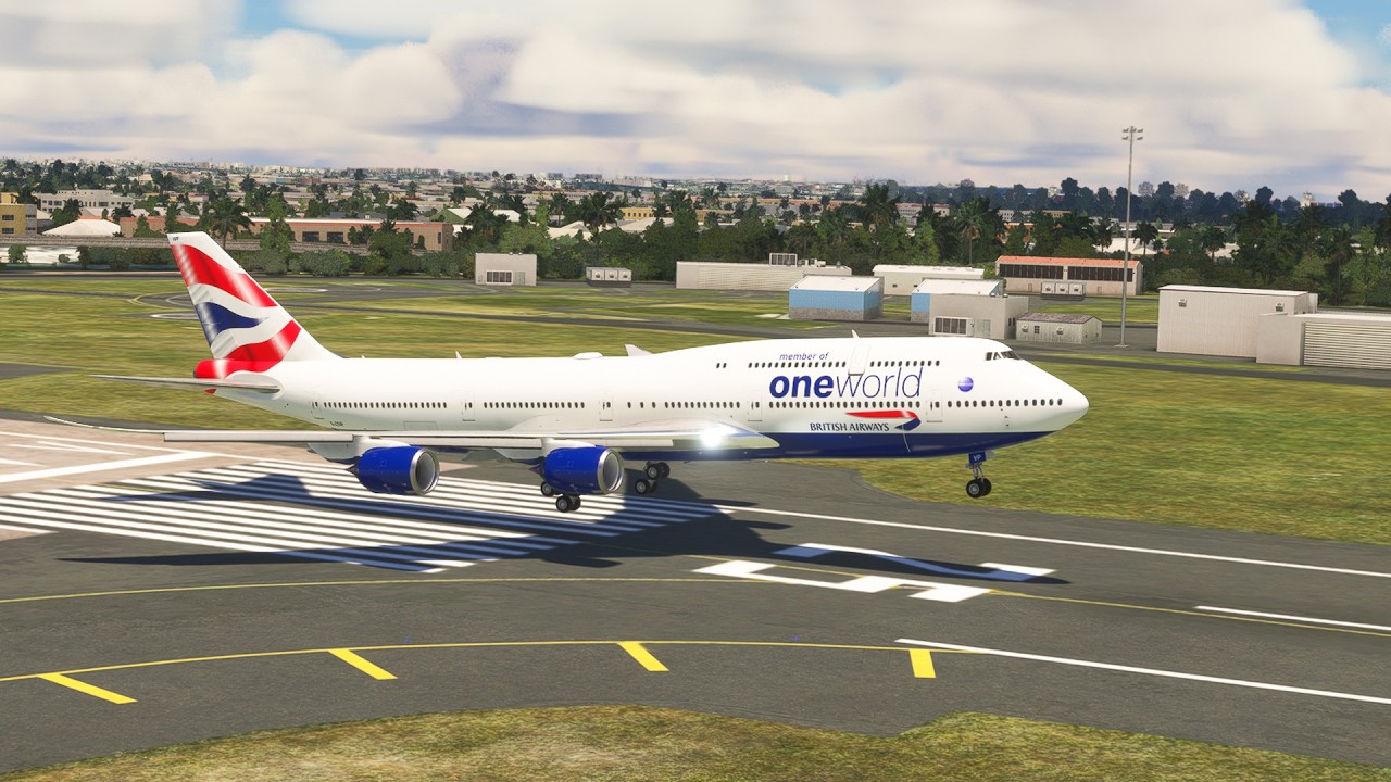 Very Dangerous British Airways Boeing 747 Landing AT Sydney Airport