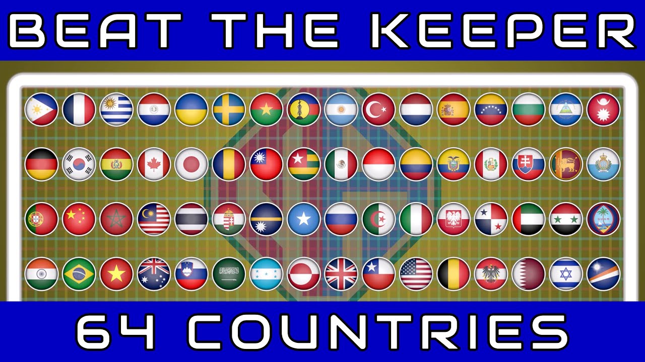 Beat The Keeper - 64 Country Marble Race #56