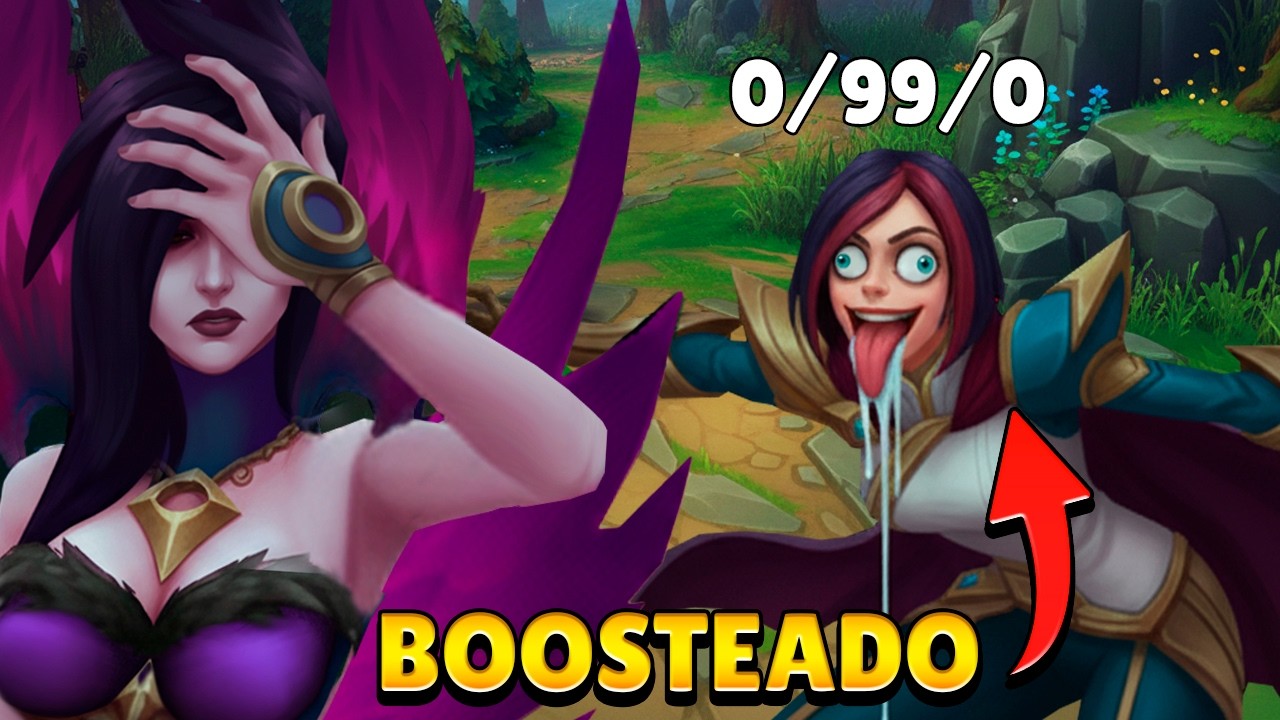 Mi Toplaner no paraba de FEDEAR... hasta que ABUSÉ de mi Q - Morgana Support S16 🖤