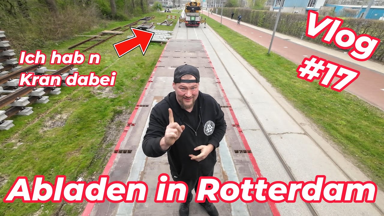 Abladen in Rotterdam... Mit Kran und viiiiiel Rückwärts :P