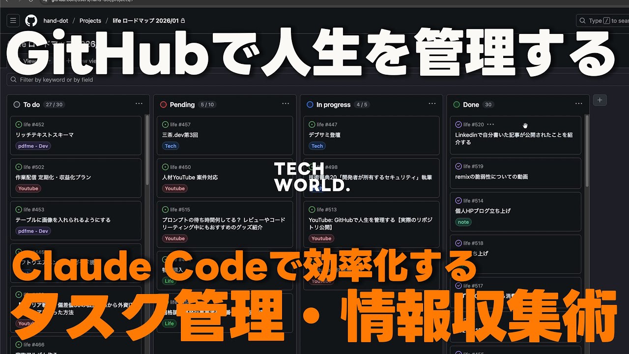 【Notion脱却】外資ITエンジニアが実践するGitHubで人生を管理する方法