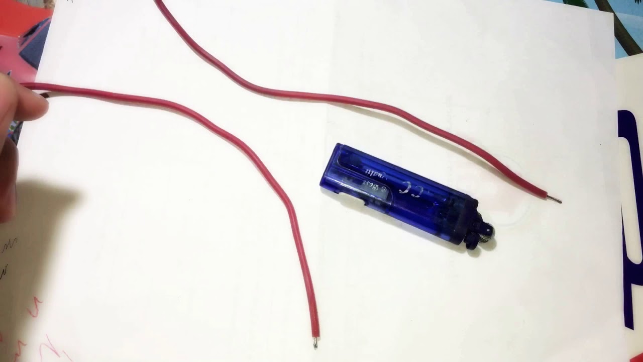 HOW TO MAKE CONTINUITY TESTER USING LED FROM THE LIGHTER
