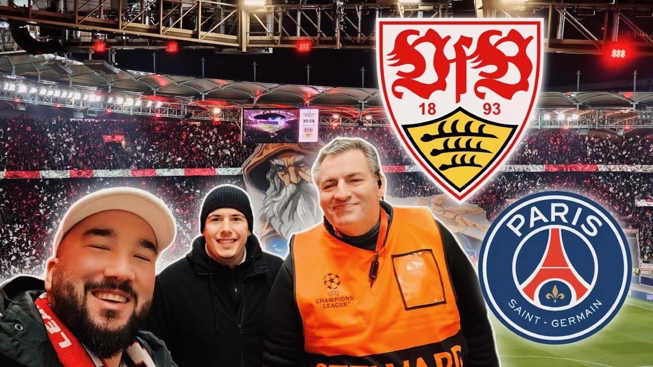 WIR SCHEIDEN AUS DER CL 🙈😢 VfB Stuttgart vs Paris Saint-Germain | UCL Stadionvlog 🏟⚽️