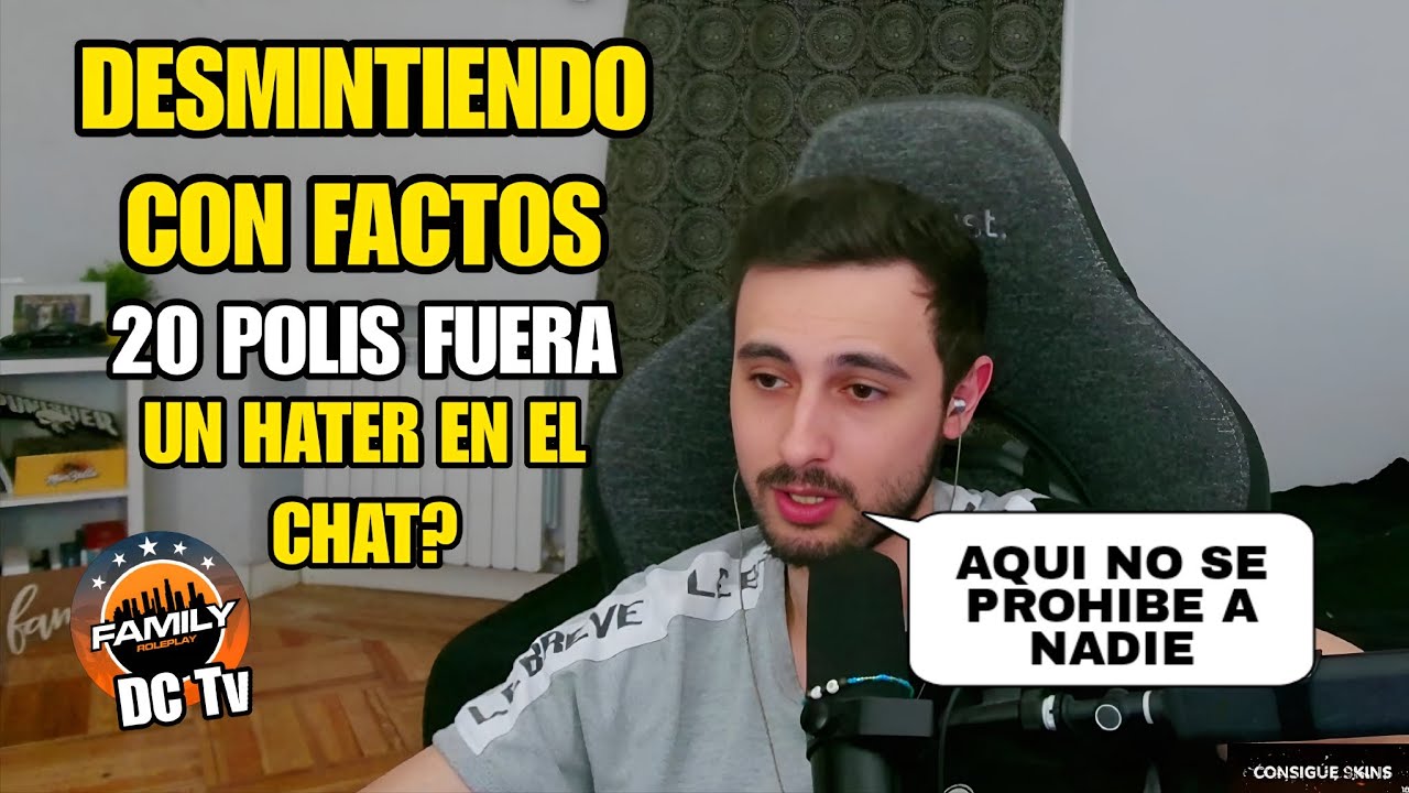TRAIN DESMIENTE RESPONDIENDO CON FACTOS, 20 POLIS FUERA por INACTIVIDAD, HATER en EL CHAT FAMILY RP 