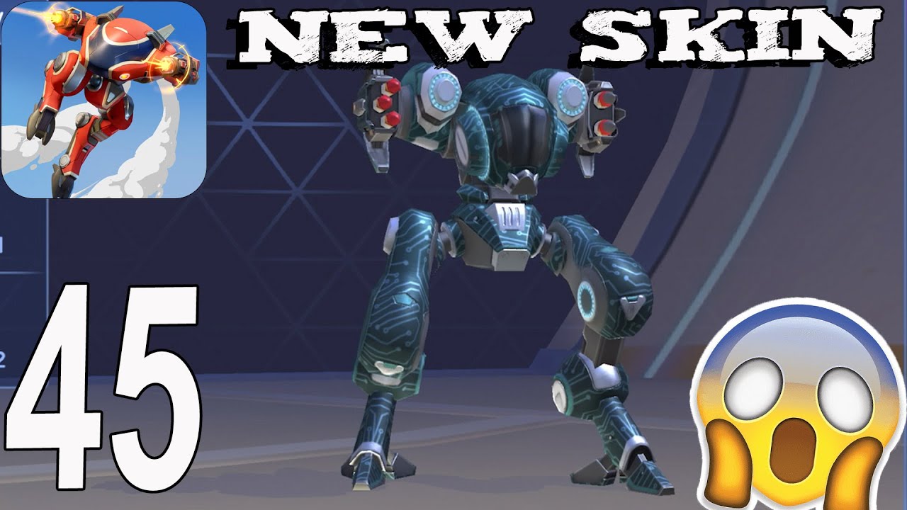 Mech Arena: Robot Showdown - Gameplay Walkthrough Part 45 - New Skin Cheetah CIRCUITRY😱(iOS,Android)