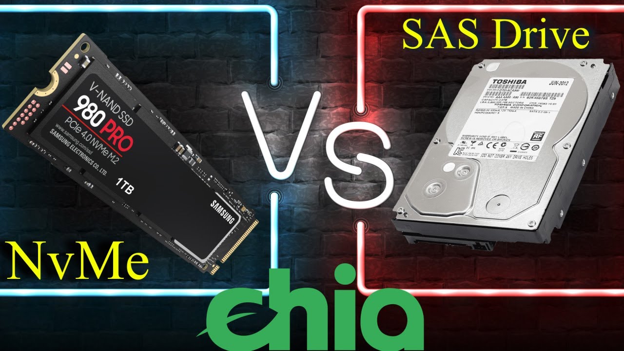 Chia Cheap Plotting : Nvme SSD VS SAS Drive