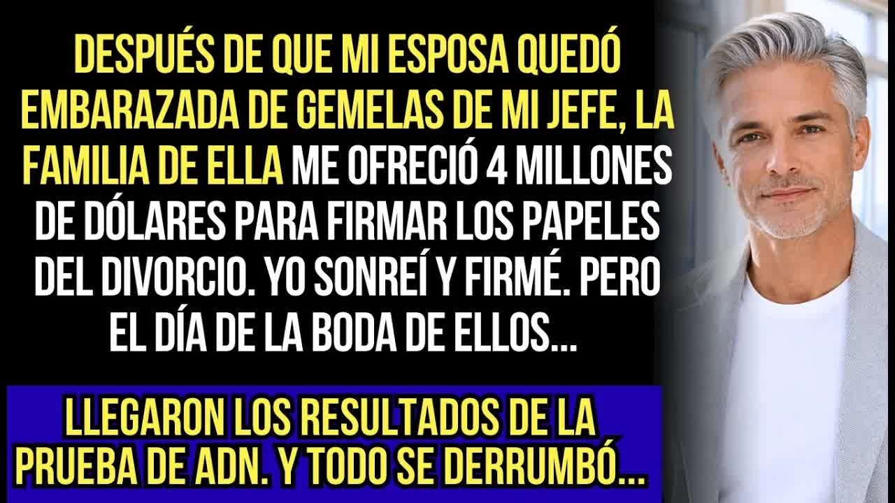 Firmé El Divorcio Por 4 Millones De Dólares. El Día De Su Boda, La Prueba De ADN Derrumbó Todo....