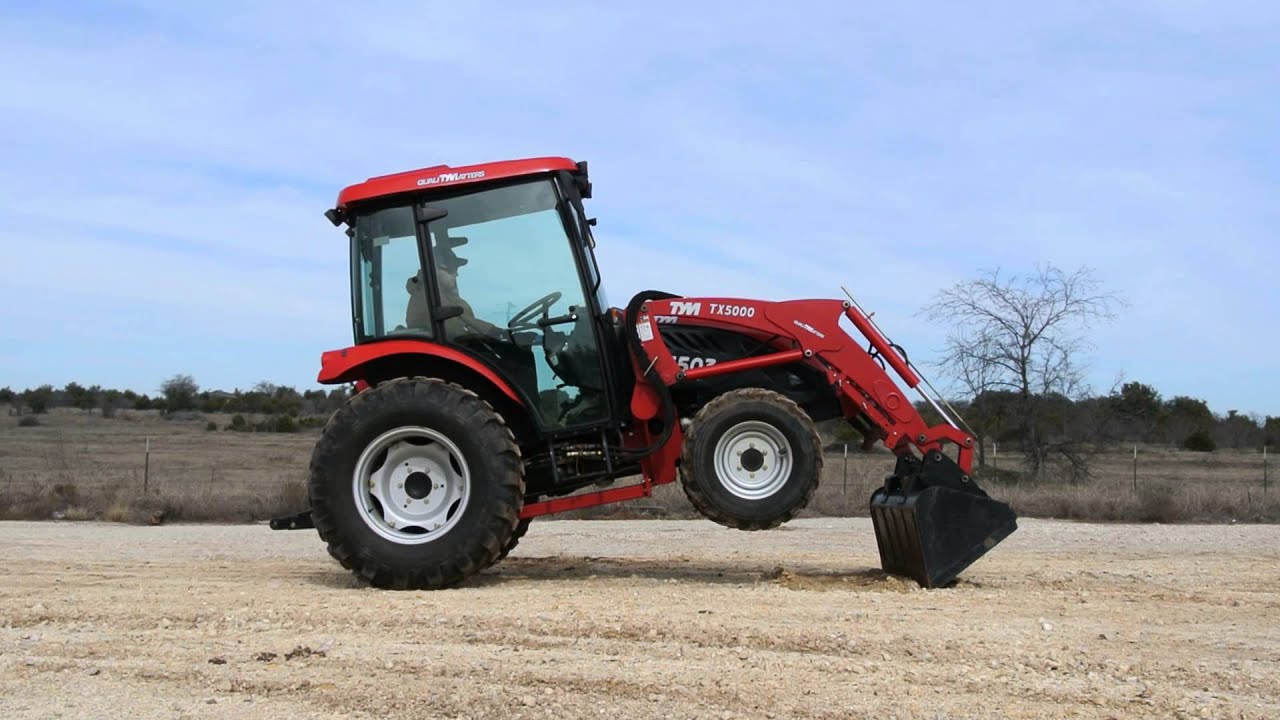 Demo of 50hp TYM 503 Tractor with Loader and, Hydrostatic Transmission