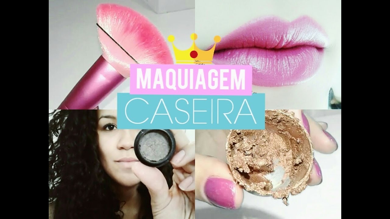 DIY KIT DE MAQUIAGEM #3 | Batom de Halls, pincel leque, sombra cremosa | +10K!