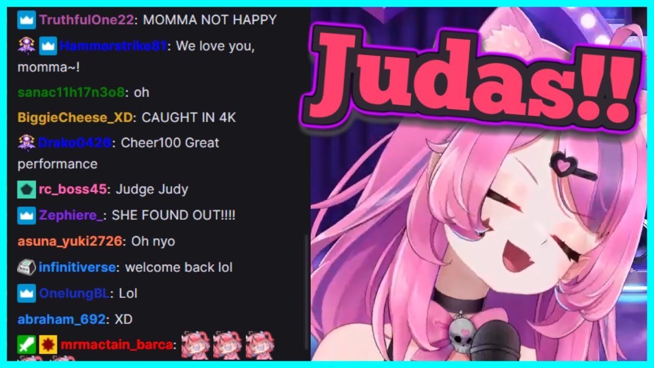 Ironmouse got caught singing 
