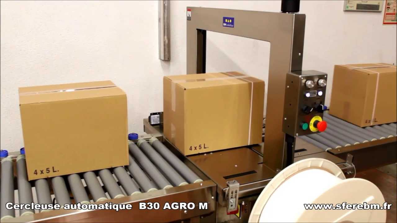 SFERE BM Emballage - B30 AGRO M Cercleuse automatique Inox 304L