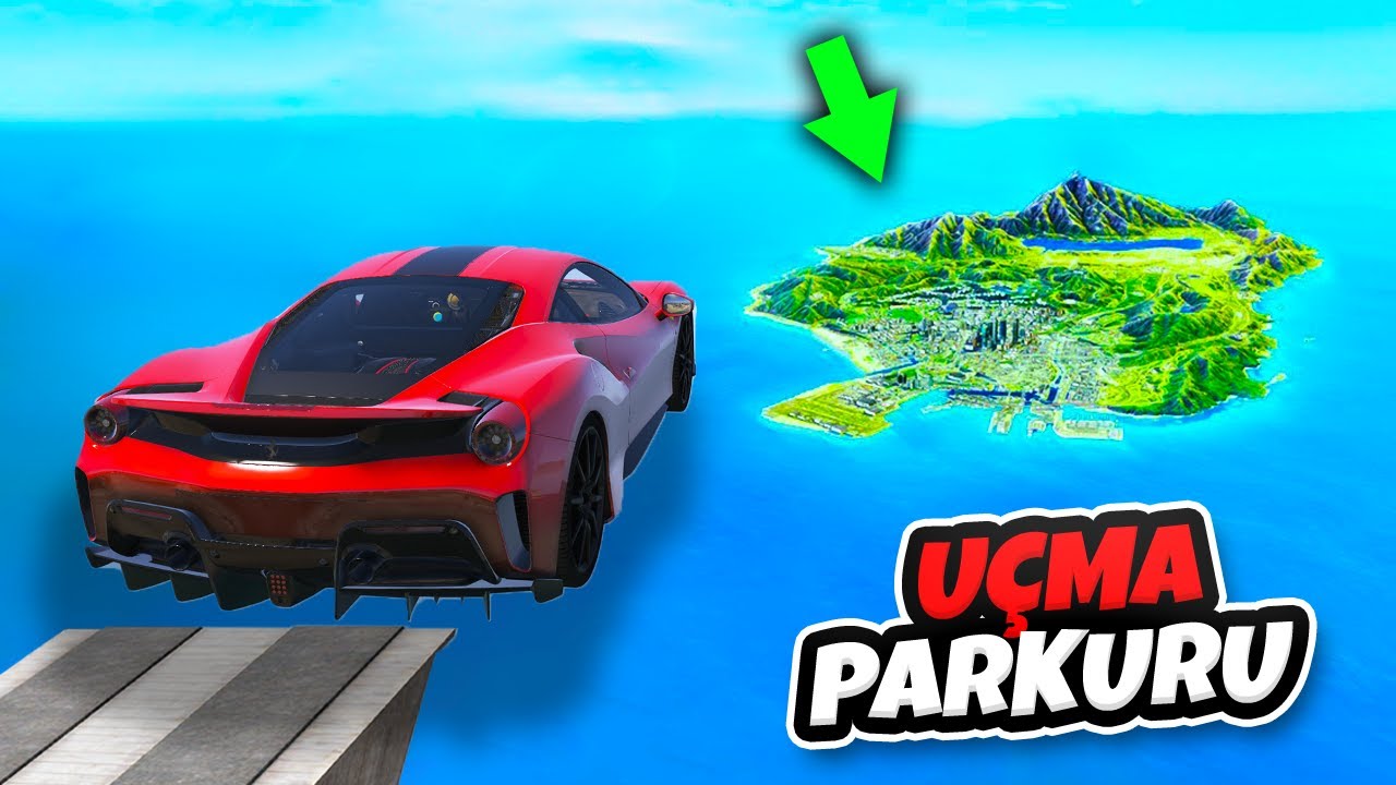 Ferrari Ailesi Arabalar U&ccedil;ma Parkurunda - GTA 5