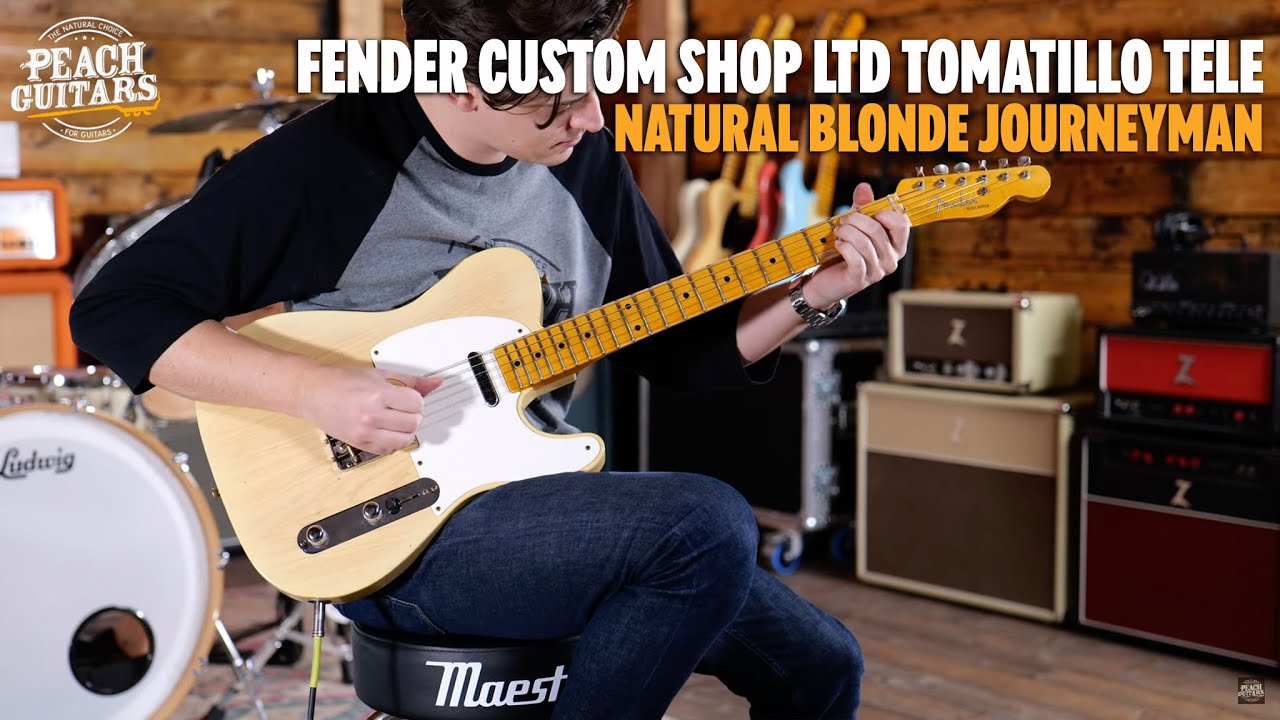 No Talking...Just Tones | Fender Custom Shop LTD Tomatillo Tele Journeyman Relic Natural Blonde