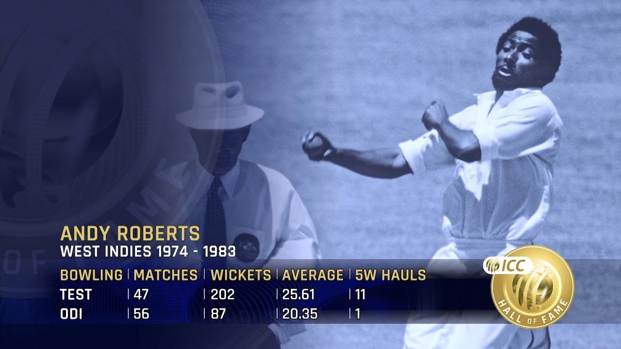 Meet the ICC Hall of Famers: Andy Roberts | 'Not only was he quick, he was skilful'
