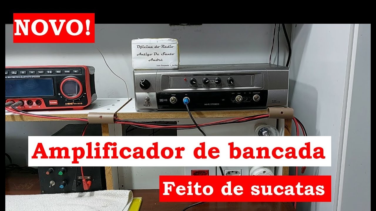 Novo Amplificador (da Sucada) de Bancada