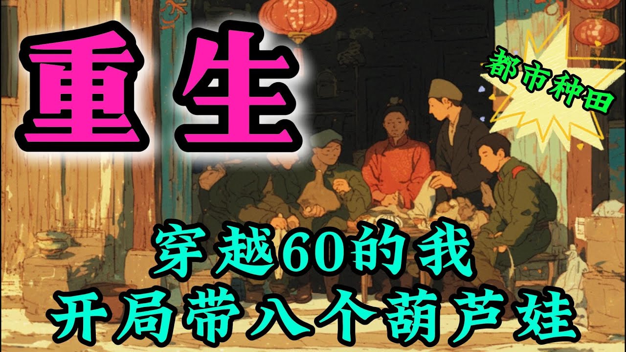 ✨完结文✨必看《重生60:的我开局带八个葫芦娃》（年代）+（空间）+（轻松）+（单女主）+(杀伐果断) 穿越年代60， #四合院  #穿越  #有声书 #有声漫画 #一口气看完 #都市种田