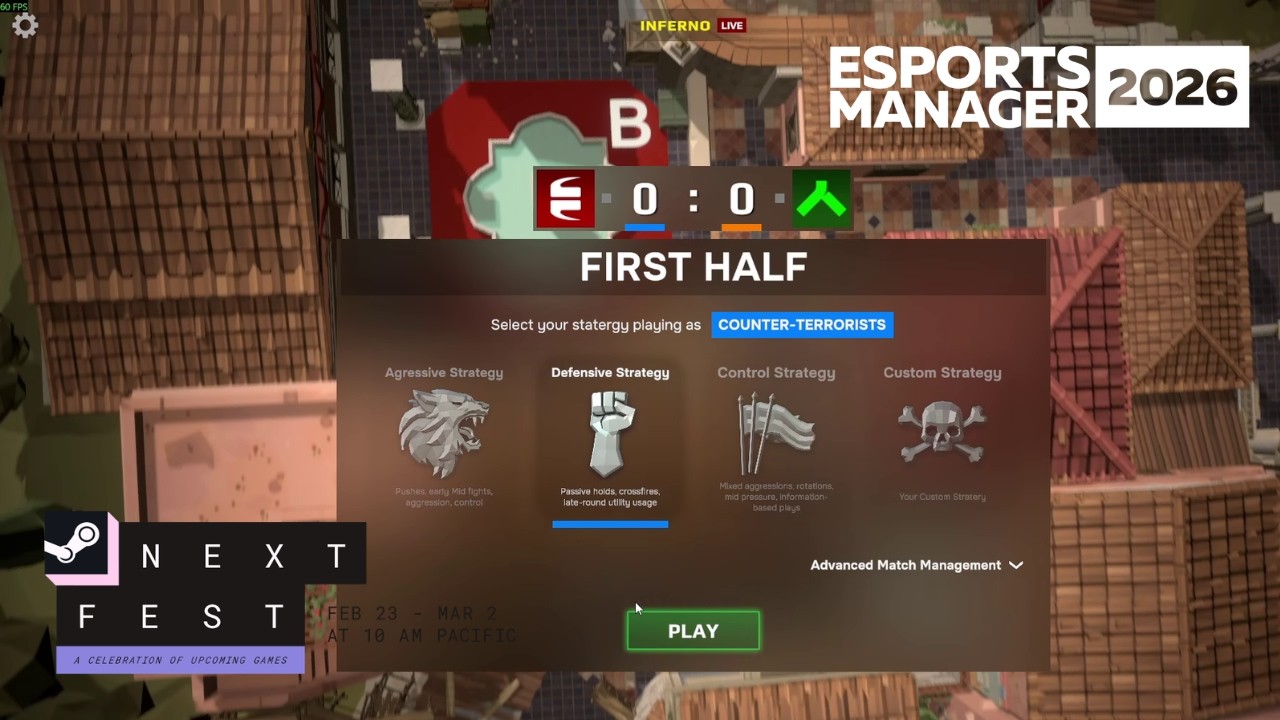 Esports Manager 2026 - Steam NEXT Fest February 2026