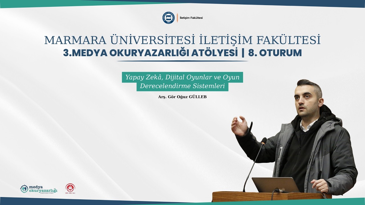 MEDOK 8. Oturum – Yapay Zekâ, Dijital Oyunlar ve Oyun Derecelendirme Sistemleri