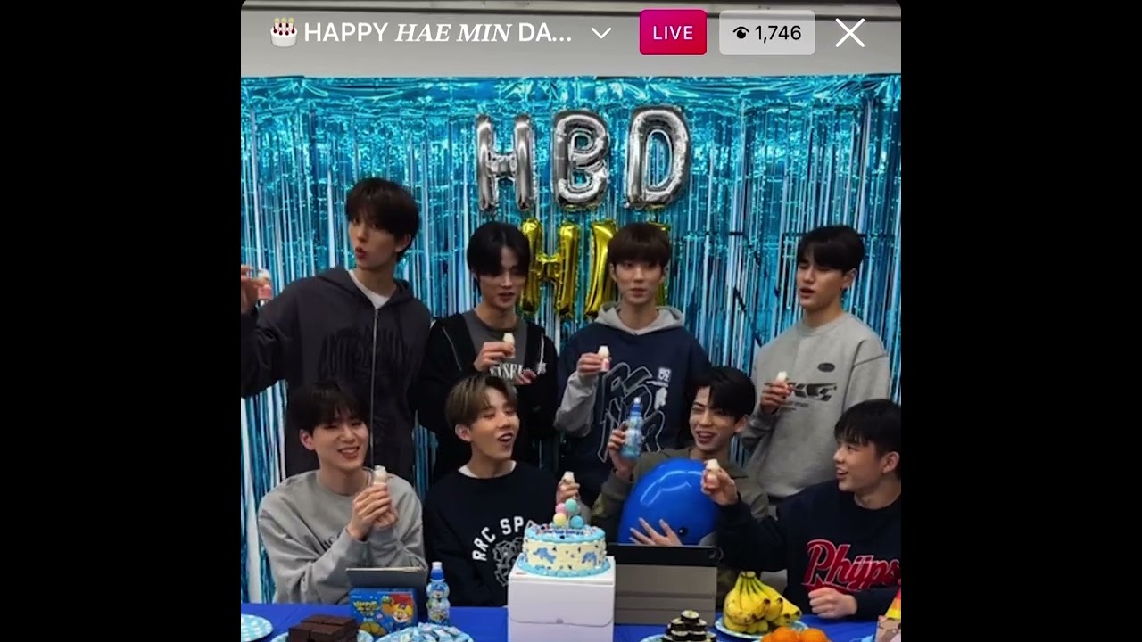 23.03.16 HAPPY HAEMIN DAY 해민 생일 방송 #8TURN #에잇턴
