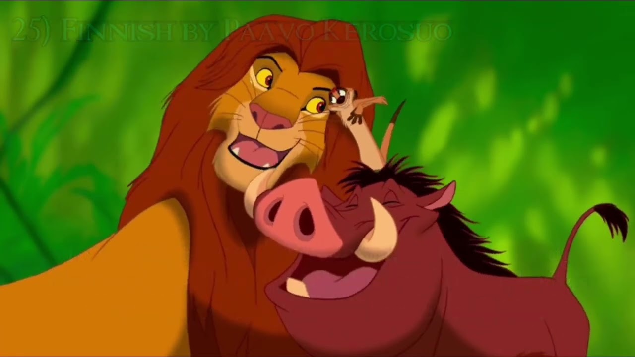Adult Simba Personal Ranking (Movie 1 and 2)- The Lion King 