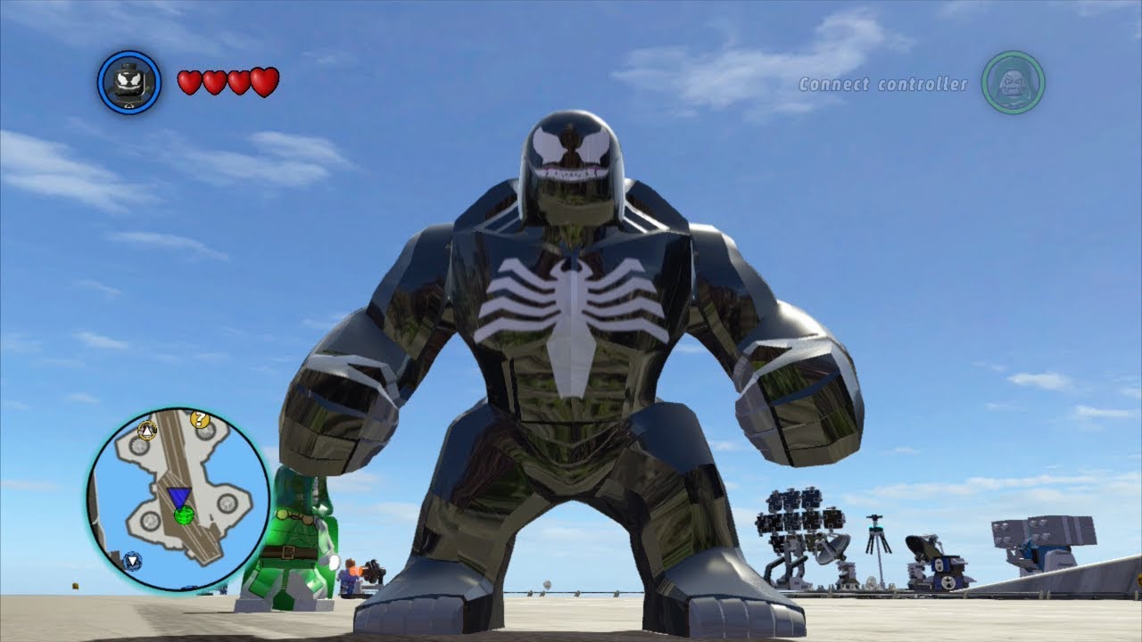 Venom Open World Free Roam Gameplay - LEGO Marvel Collection