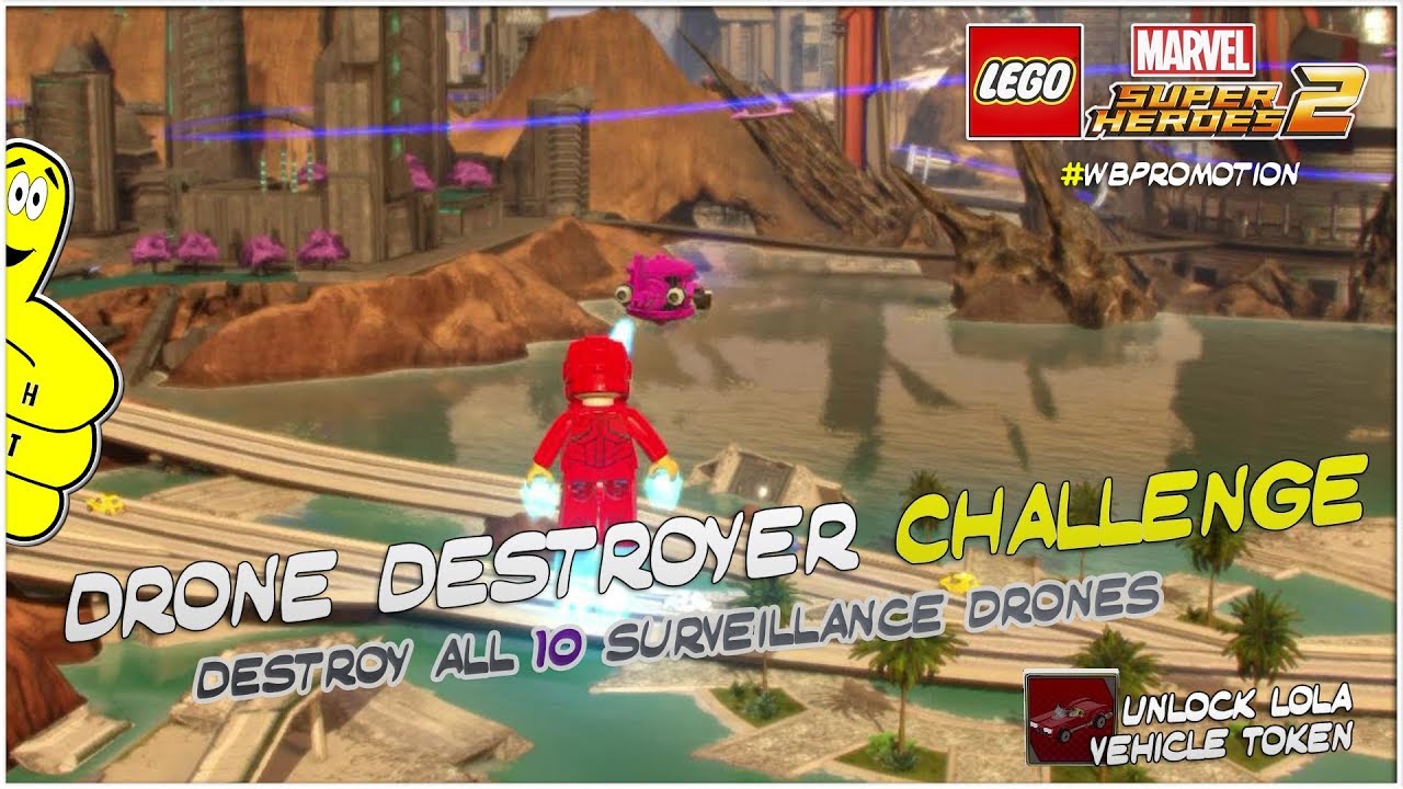 Lego Marvel Superheroes 2: Испытание истребителя дронов — HTG
