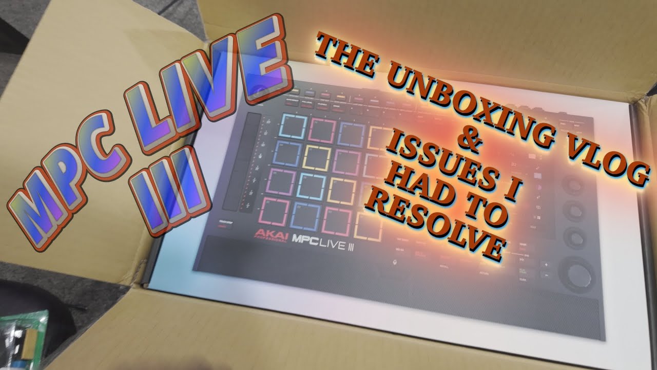 MPC Live 3 Unboxing: What Could Possibly Go Wrong? (Watch This 😭)