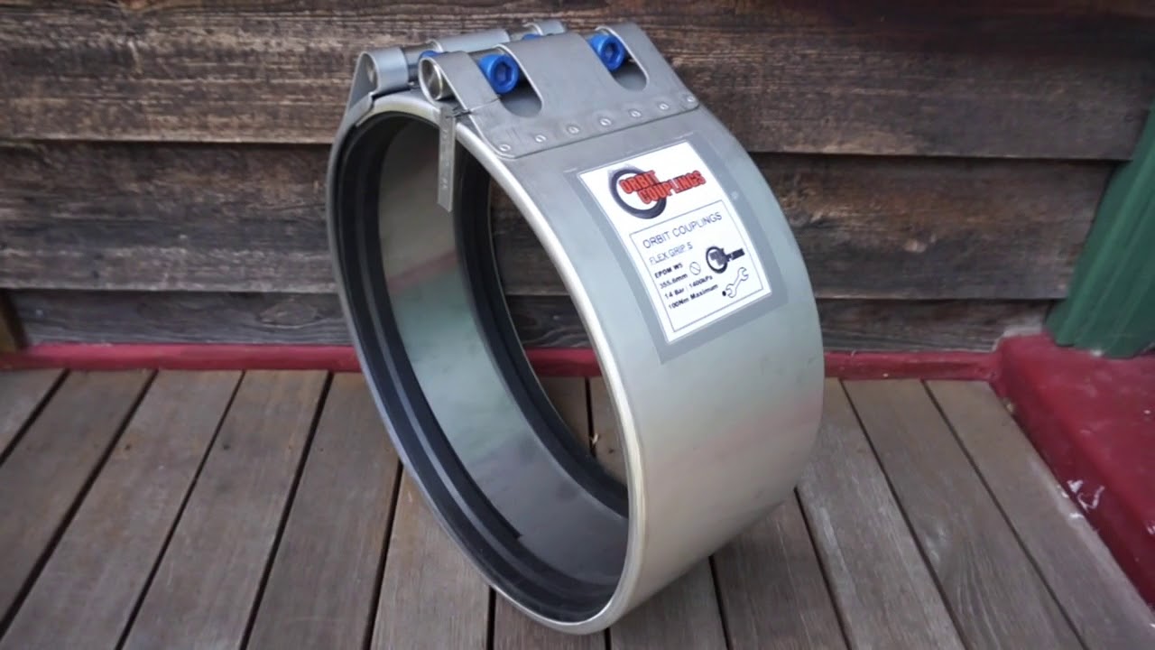 355.6mm pipe coupling by Orbit Couplings Australia