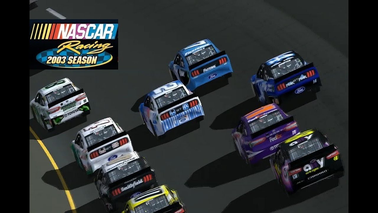 Kansas Highlights! NASCAR Racing 2003 Season: MENCS 2019 Mod