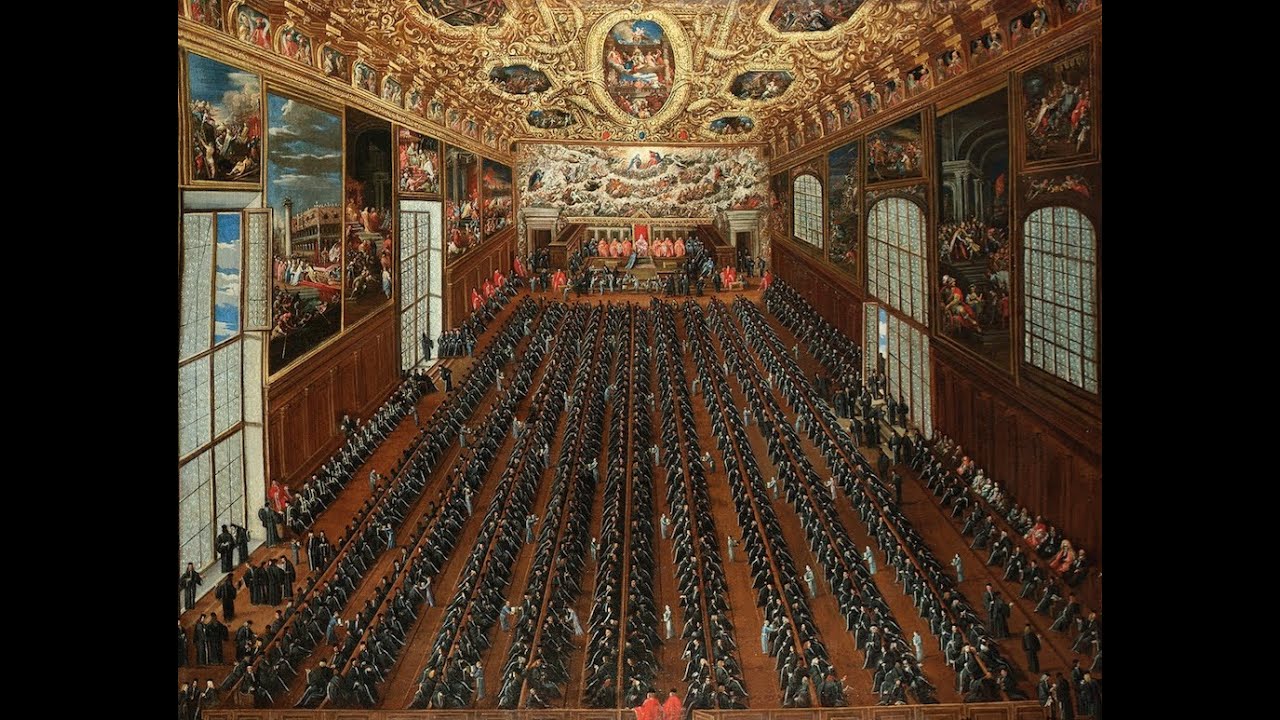 La sala del Maggior Consiglio a Palazzo Ducale