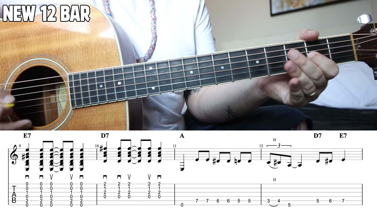 Blues   Spicin up Blues in A   GUitar