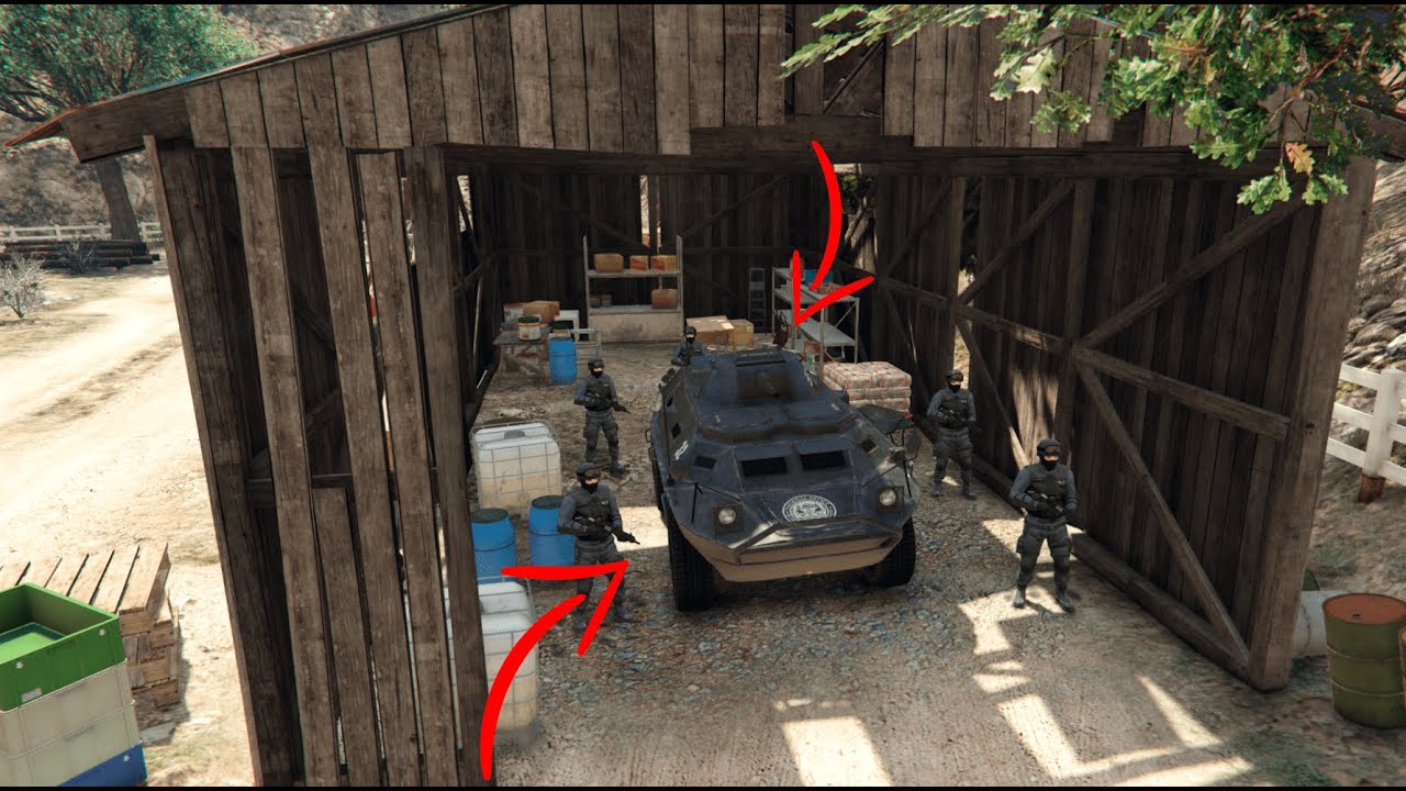 Secret NOOSE/SWAT APC Location in GTA 5! NEW GTA 5 HALLOWEEN UPDATE